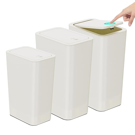 N. NETDOT Bathroom Trash Can by NNETDOT