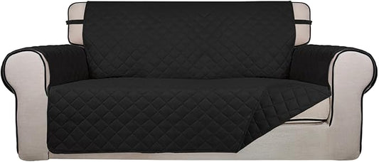 PureFit Reversible Quilted Sofa Cover, Water Resistant Slipcover Furniture by PureFit