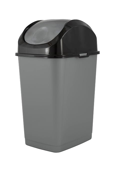 Superio Trash Can with Swing Top Lid 9 Gallon by Superio
