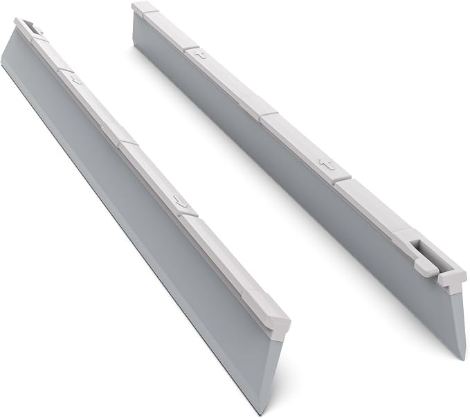KOLLIEE 61" Replacement Rubber Squeegee Broom Blade 2 Pcs Window Squeegee Blade by KOLLIEE