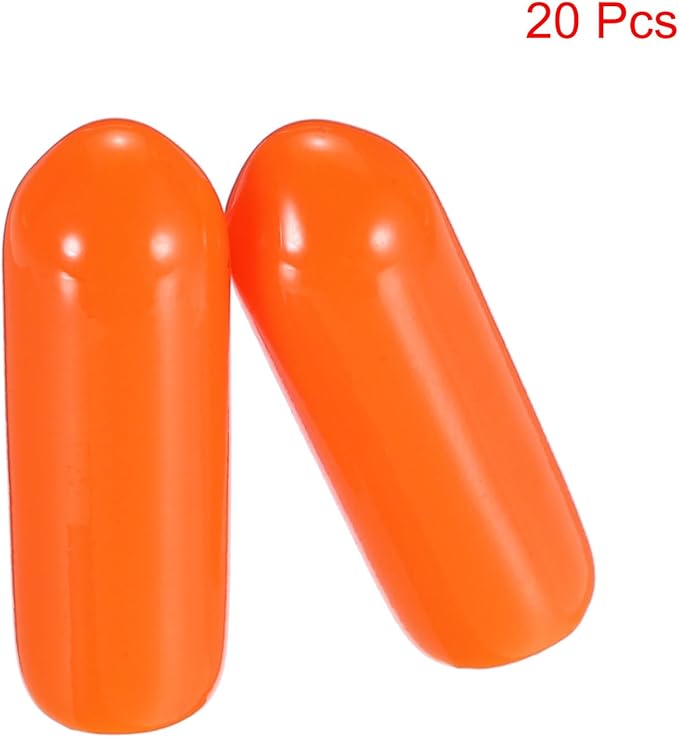 uxcell 20pcs Rubber End Caps 4mm ID Vinyl PVC Round Tube Bolt Cap Cover Screw - Image 2