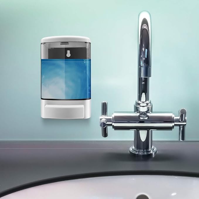 Soap Dispenser Wall Mount, 1000ML Commercial Manual Soap Dispenser Wall Mounted - Image 6