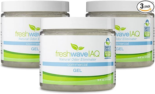 Fresh Wave IAQ Commercial Odor Eliminating Gel, 16 Fl. Oz. | Pack of 3 | Odor by FreshWaveIAQ