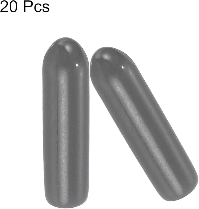 uxcell 20pcs Rubber End Caps 3mm ID Vinyl PVC Round Tube Bolt Cap Cover Screw - Image 2