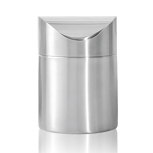 Mini Trash Can, Tiny Desktop Trash Bin by Chemlliy