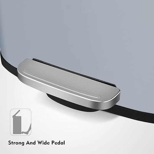 AthLike Trash Can, Stainless Steel Kitchen Garbage Can, Step Waste Bin - Image 3