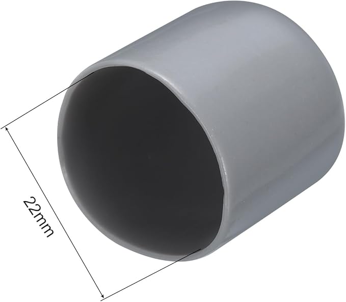 uxcell 20pcs Rubber End Caps 22mm ID Vinyl PVC Round Tube Bolt Cap Cover Screw - Image 3