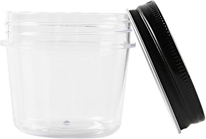 Novelinks 4 oz Clear Plastic Jars - Image 2