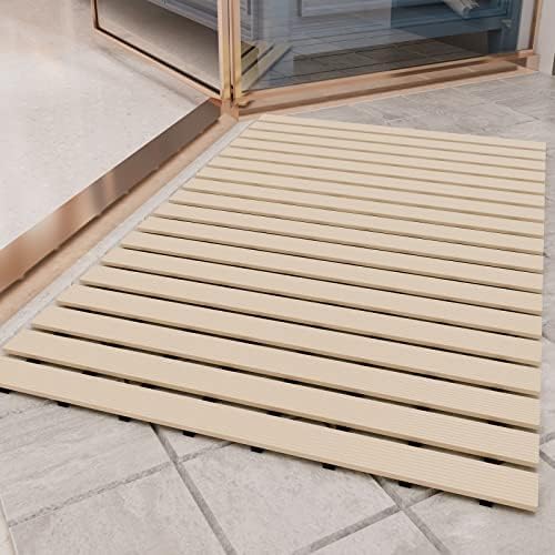 Shower-Mat Non Slip, PADOOR Heavy Duty Bathtub-Mat Curlable Quick Drain Sturdy by PADOOR