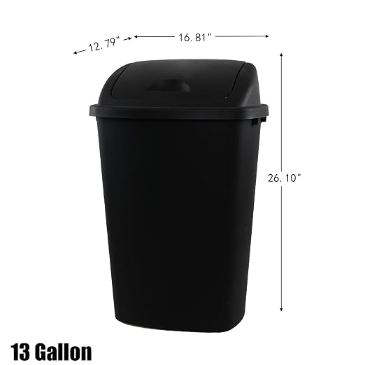 13 Gallon 4-Pack Garbage Cans - Image 2