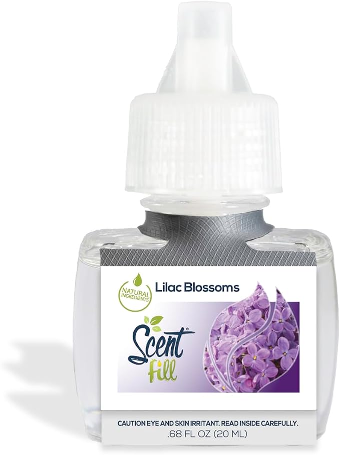 Scent Fill Lilac Blossoms Plug in Air Freshener, 4 Scented Oil Refills - Image 3