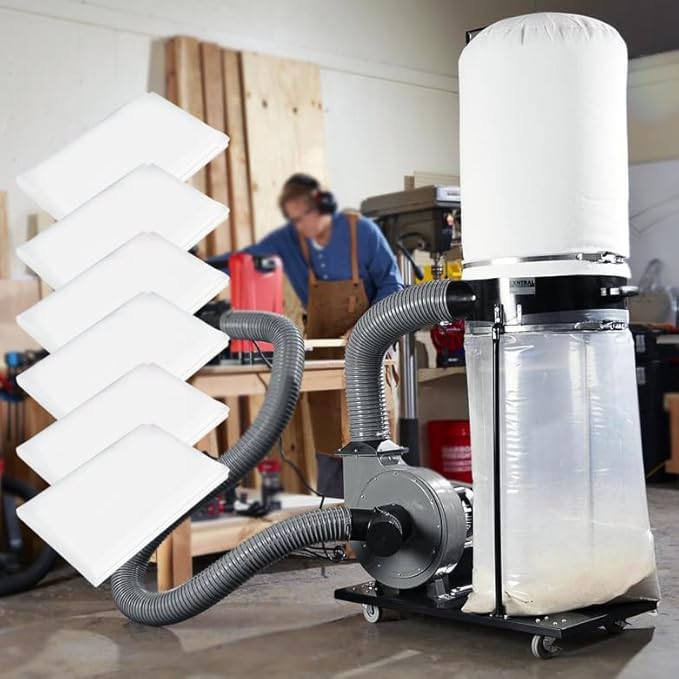 Dust Collector Bags 12pcs two-sided 7mil 19.5" diameter - Image 4