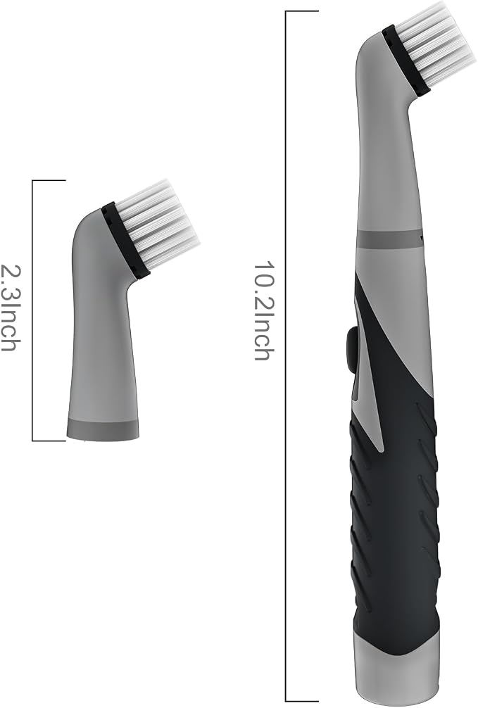 Electric Cleaning Brush with 4 in 1 Multiple Brush Heads, Indoor Household - Image 5
