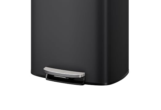 Garvee 13 Gal and 2.6 Gal Metal Trash Can Combo Set, Rustproof Garbage Can - Image 9