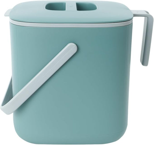 BLUE GINKGO Kitchen Compost Bin – Filter-Free, Odor-Tight Countertop Food Waste by BLUEGINKGO