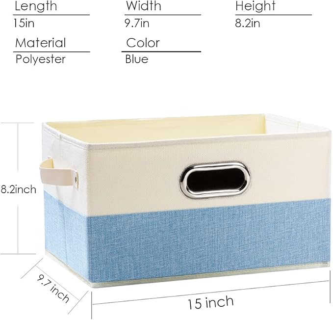 PRANDOM Large Fodable Storage Baskets - Image 4