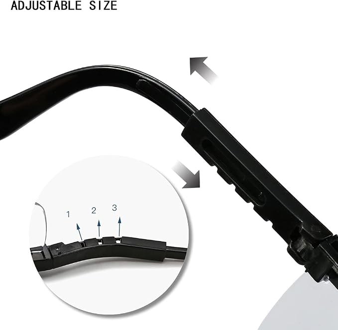 Safety Glasses, Lightweight Fog-Proof Safety Goggles - Image 4