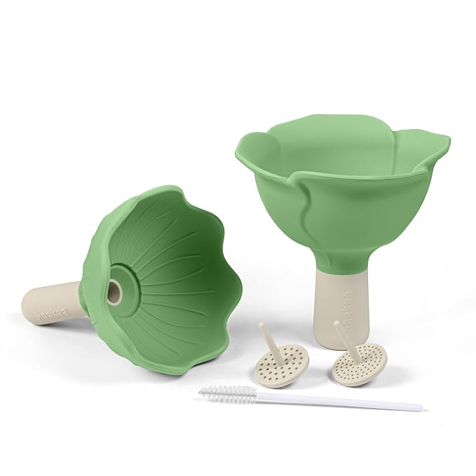 Haakaa Silicone Flower Funnel Set – Small Funnels by haakaa