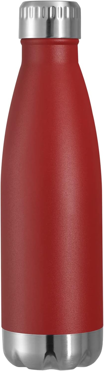 VEGOND 17oz Stainless Steel Water Bottles, Reusable Metal Sports Water Bottle by VEGOND