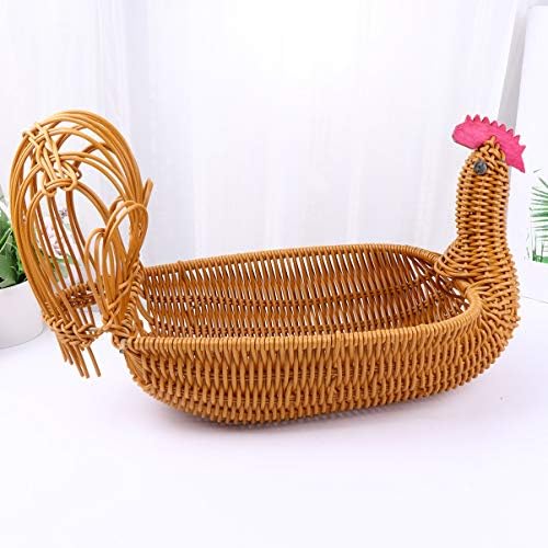 Sewroro Wicker Baskets for Storage Woven Basket Organizer Thanksgiving Servin...