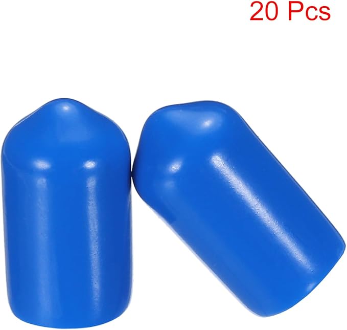 uxcell 20pcs Rubber End Caps 8.5mm ID Vinyl PVC Round Tube Bolt Cap Cover Screw - Image 2