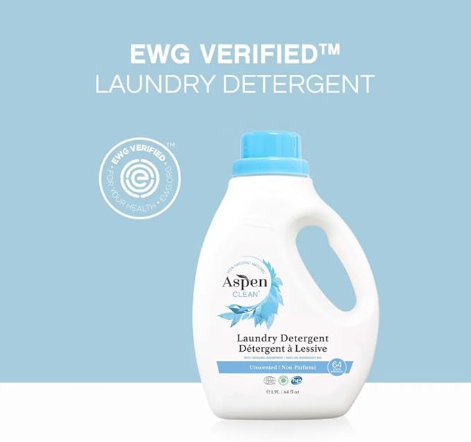 AspenClean Natural Laundry Detergent Unscented - Image 4
