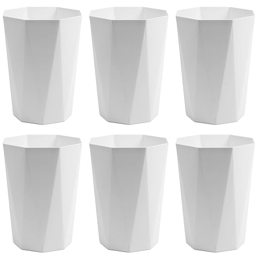 12L Trash Can Wastebasket Plastic Trash Bin Garbage Container Rubbish Can Paper by Doteon