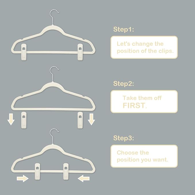 Velvet Hanger Clips - Image 6