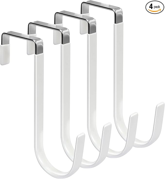 FYY Over The Door Hooks, 4 Pack Hangers Hooks by FYY