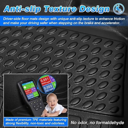 Venue Floor Mats - Car Mats for Hyundai Venue 2020-2026, All Weather Floor Mat for Venue Accessories, Heavy Duty Rubber Mats, Car Accessories