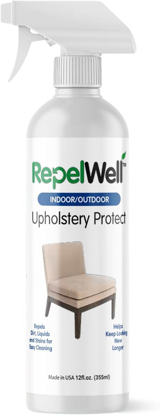 Upholstery Protect Stain & Water Repellent Spray Eco-Friendly, Pet-Safe Spray by RepelWell