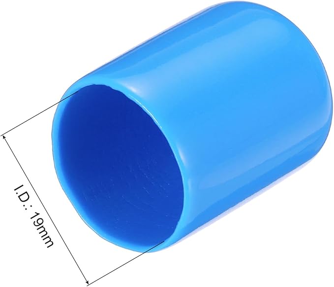 uxcell 20pcs Rubber End Caps 19mm ID Vinyl PVC Round Tube Bolt Cap Cover Screw - Image 3
