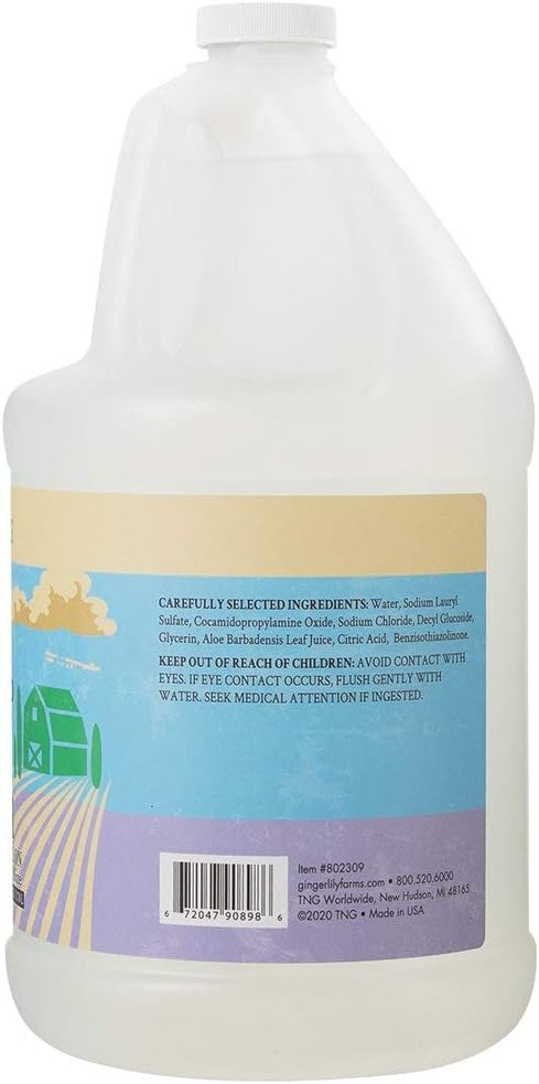 Ginger Lily Farms Botanicals Plant-Based Liquid Dish Soap, Concentrated Formula - Image 3