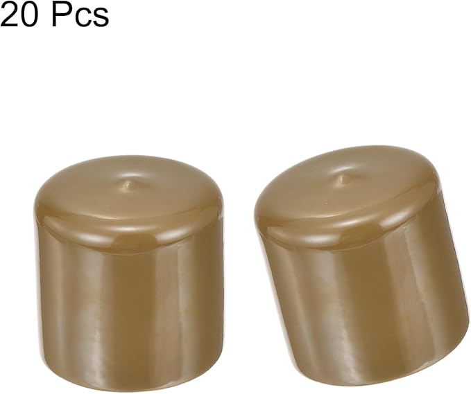 uxcell 20pcs Rubber End Caps 43mm ID Vinyl PVC Round Tube Bolt Cap Cover Screw - Image 2