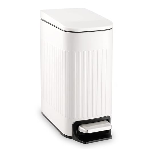 TrashAid Slim Bathroom Trash Can by TrashAid