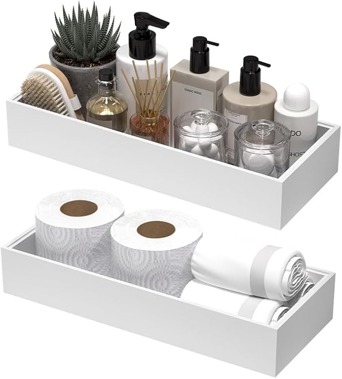 Kitchen Drawer Organizer Bins, Stackable Deep Bamboo Drawer Organizer - Image 9