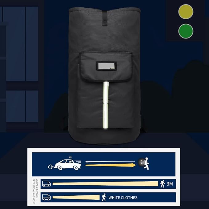 laundry bag backpack, extra-large heavy duty laundry bags, laundry backpack - Image 7