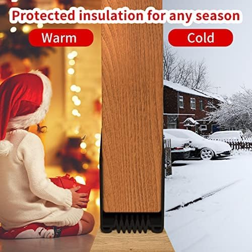 Door Draft Stopper, 39” Length Cuttable Weather Stripping Door Seal, Strong - Image 6
