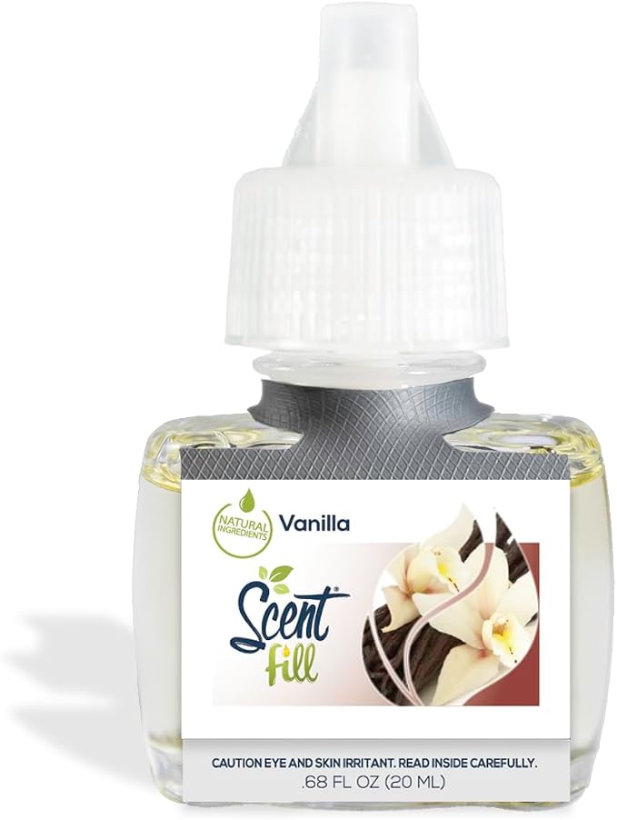Scent Fill Vanilla Plug in Air Freshener, 4 Scented Oil Refills - Image 4