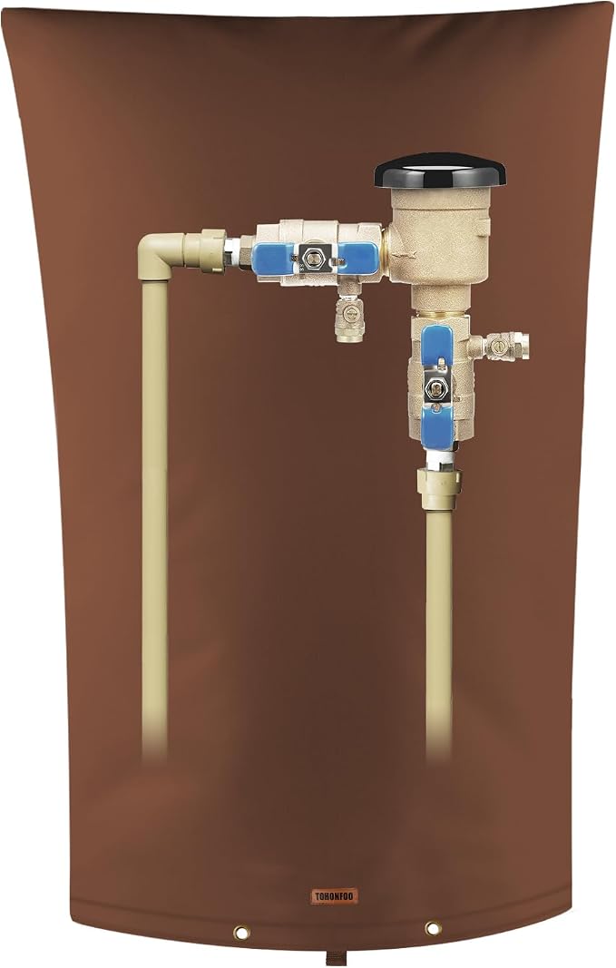 TOHONFOO Backflow Preventer Pipe Insulation Cover by TOHONFOO