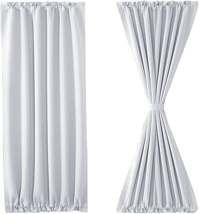 DWCN French Door Curtains – Rod Pocket Thermal Curtain - Image 7