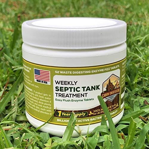 52 Weekly Septic Tank Treatment Fizz Tablets – Easy Flush Bio Toilet Tabs - Image 7
