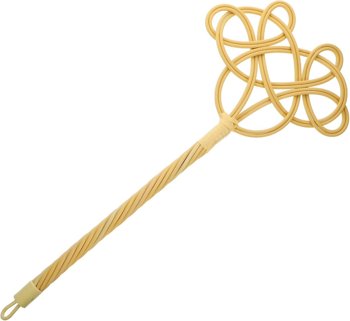 VOSAREA Long Handle Quilt Duster with Rattan Imitation Paddle, Manual Carpet and Blanket Dust Cleaner for Home Cleaning,