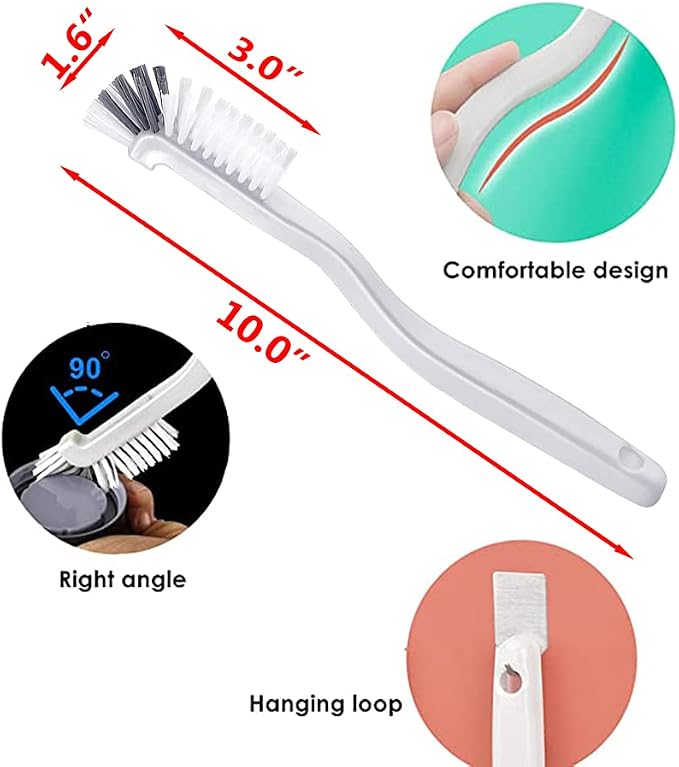 ELANE 10 Pcs Dish Scrub Brush Small Scrub Brushes - Image 2