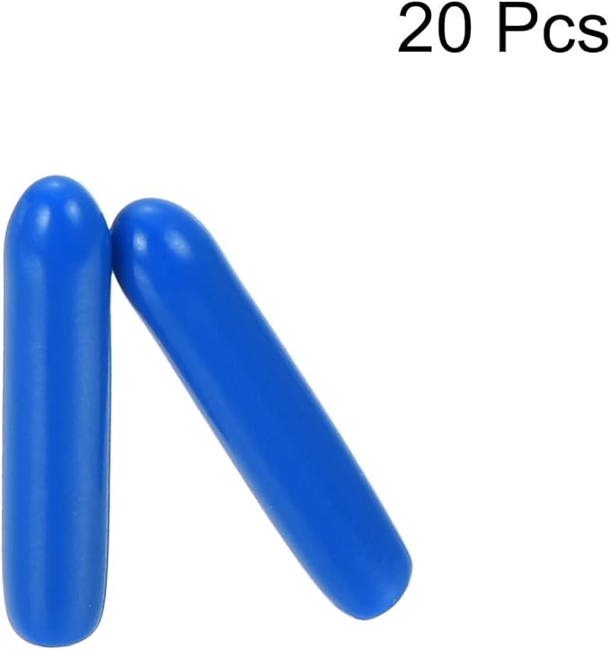uxcell 20pcs Rubber End Caps 2.5mm ID Vinyl PVC Round Tube Bolt Cap Cover Screw - Image 2