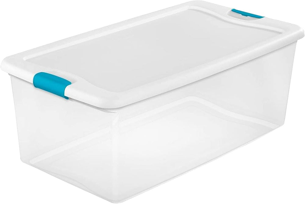 Sterilite Latching Box with Lids for Home and Office, 106 Quart, 20-Pack