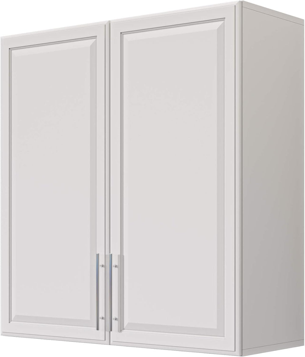 NEWOWNDS Laundry Room Cabinet 30’’x12’’x32’’, Kitchen Cabinet Wall Cabinets w...