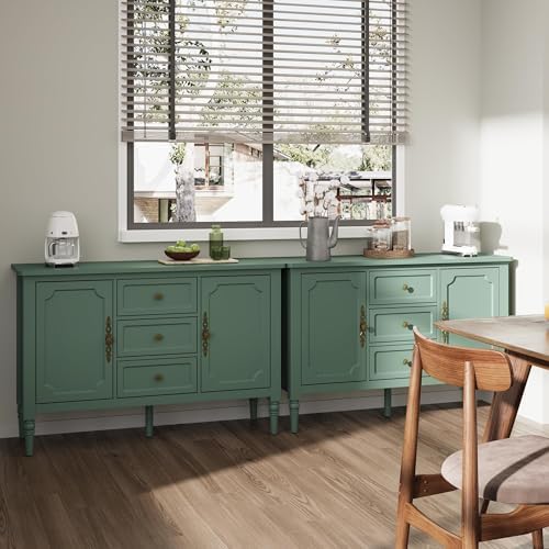 RoyalCraft Buffet Cabinet with Storage, Vintage Sideboard with 2 Doors & ...