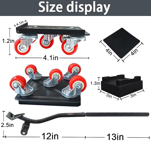 Furniture-Dolly-Furniture-Movers with-5-Wheels, Furniture Sliders Lifters Tool - Image 4