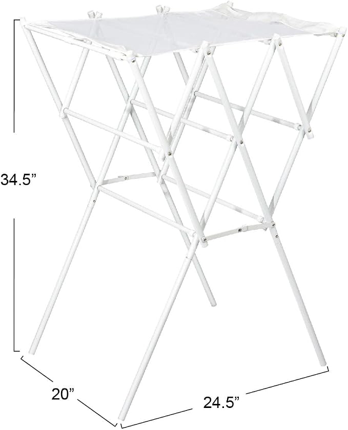 Household Essentials Clothes Drying Rack, Expandable and Collapsible Laundry - Image 4